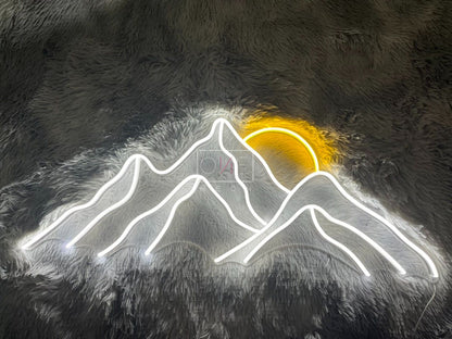 Mountains Sunset | LED Neon Sign