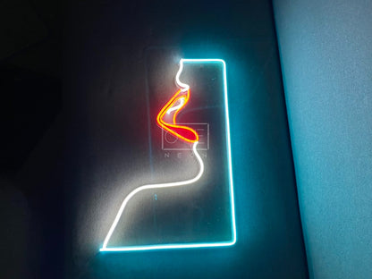 Woman Face | LED Neon Sign