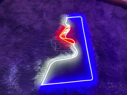 Woman Face | LED Neon Sign