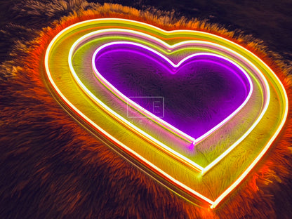 Tripple Heart | LED Neon Sign