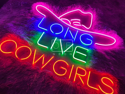 Long Live Cowgirls | LED Neon Sign