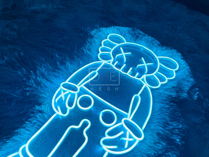 KAWS Karimoku | LED Neon Sign