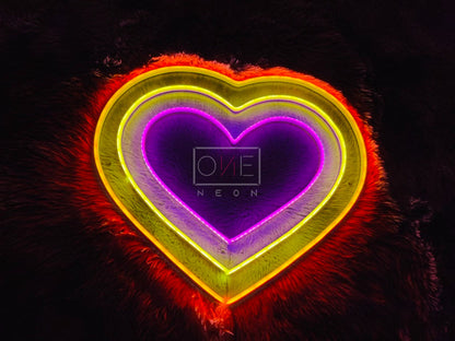 Tripple Heart | LED Neon Sign