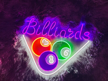 Billiard Pool | LED Neon Sign