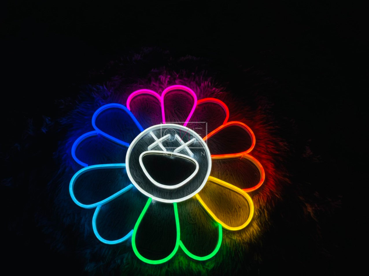 KAWS Sunflower by Takashi Murakami | LED Neon Sign