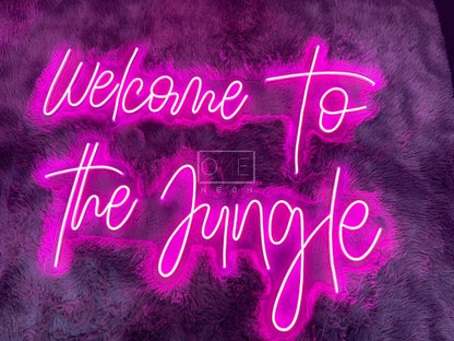 Welcome To The Jungle | LED Neon Sign