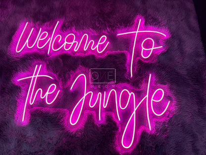 Welcome To The Jungle | LED Neon Sign