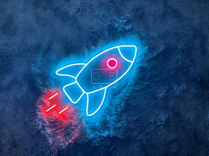 Rocket | LED Neon Sign