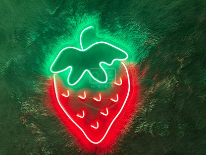 Strawberry | LED Neon Sign