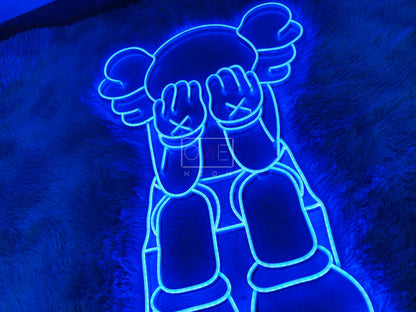 KAWS Crying | LED Neon Sign