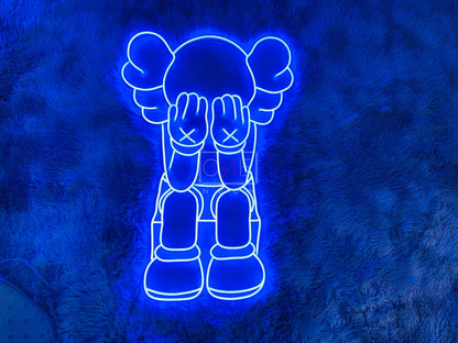 KAWS Crying | LED Neon Sign