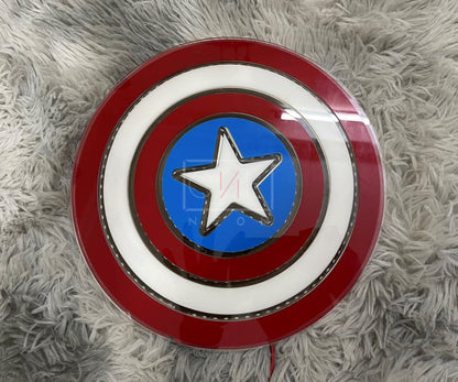 Captain America Shield | Edge Lit Acrylic Signs