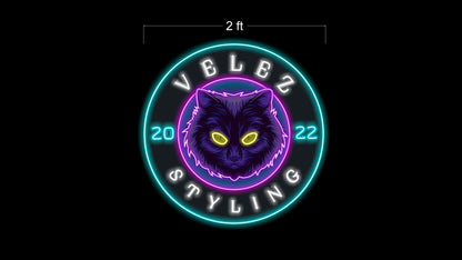 Velez Styling Logo | LED Neon Sign