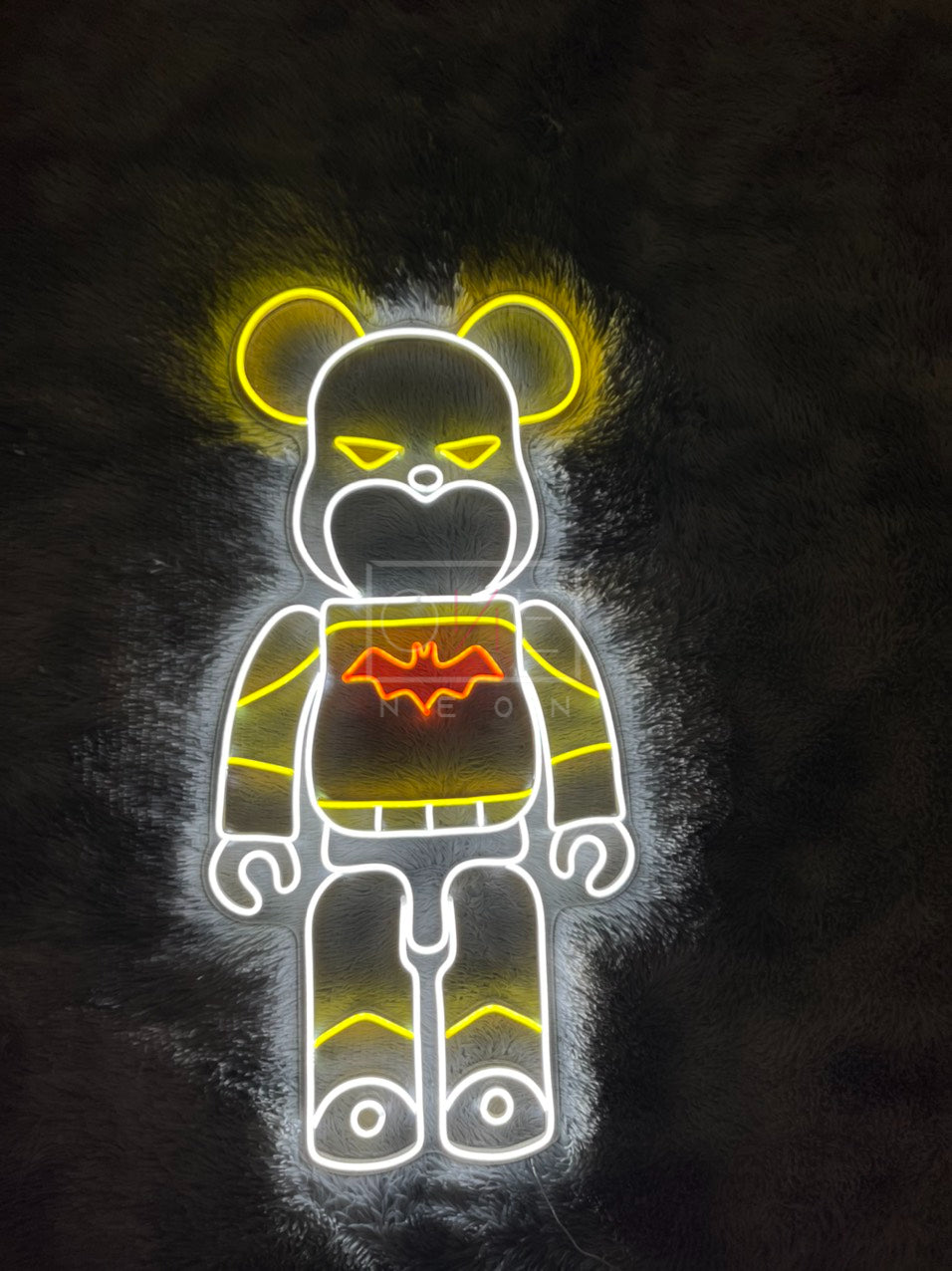 Bearbrick KAWS Batman | LED Neon Sign