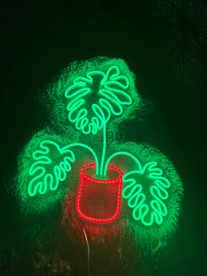 MONSTERA PLANT | LED Neon Sign