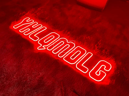 YHLQMDLG Logo | LED Neon Sign