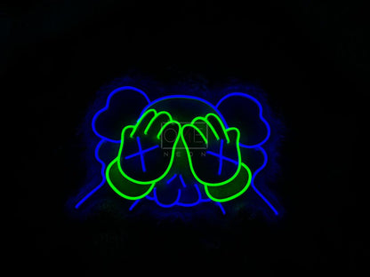 KAWS head | LED Neon Sign - ONE Neon