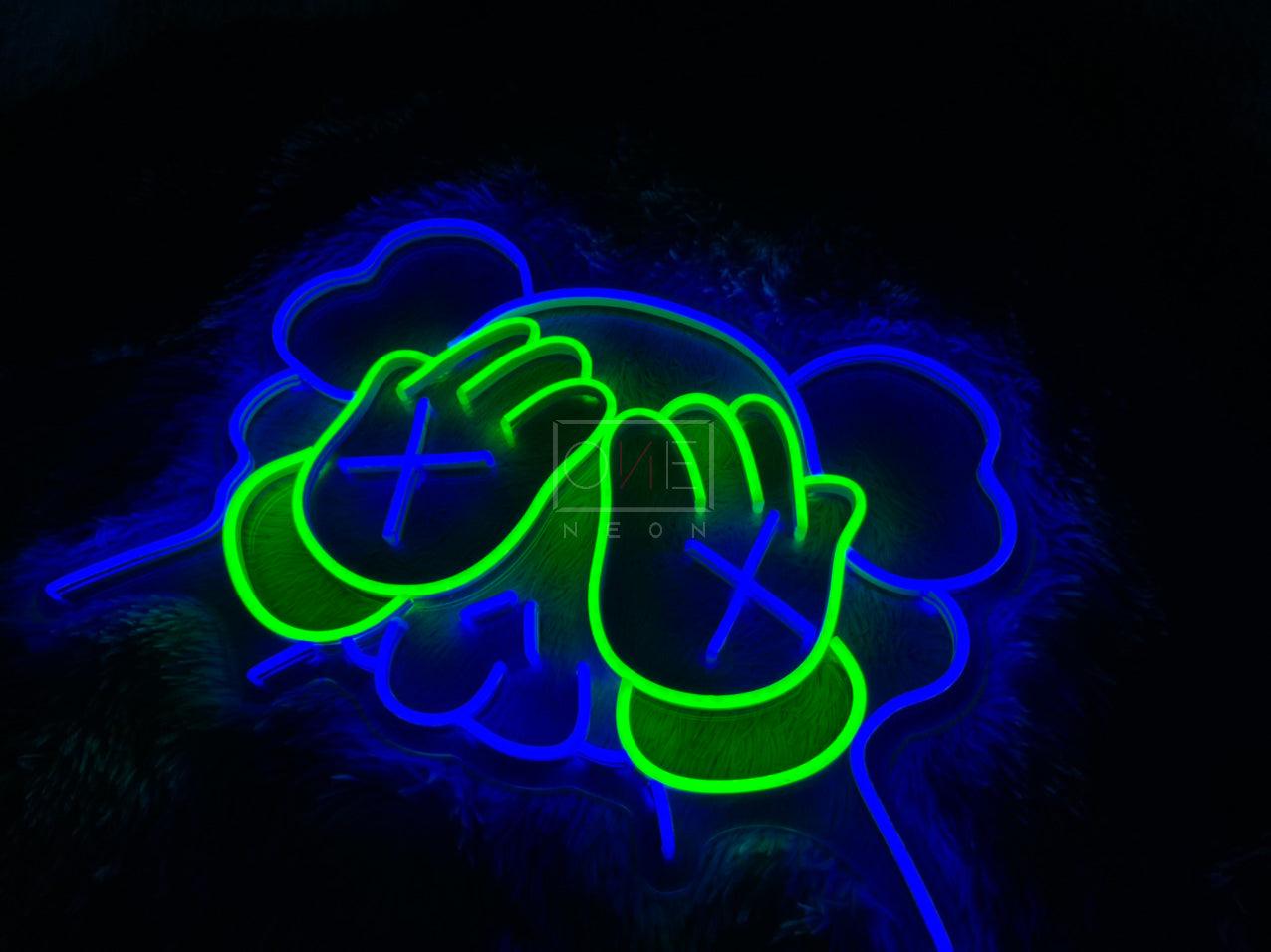 KAWS head | LED Neon Sign - ONE Neon