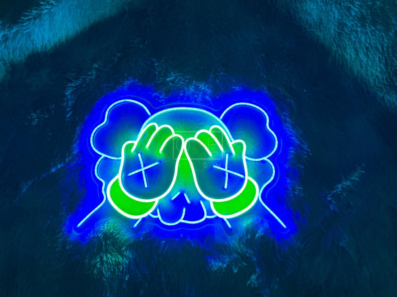 KAWS head | LED Neon Sign - ONE Neon