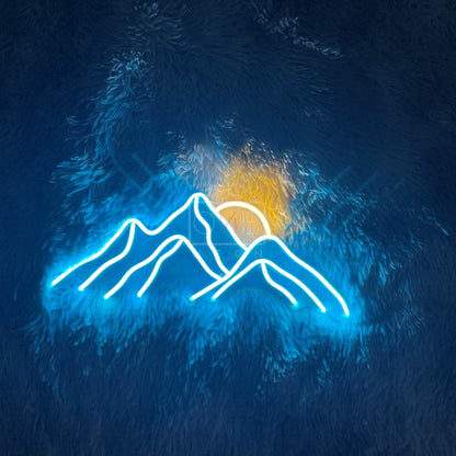 Mountains Sunset | LED Neon Sign