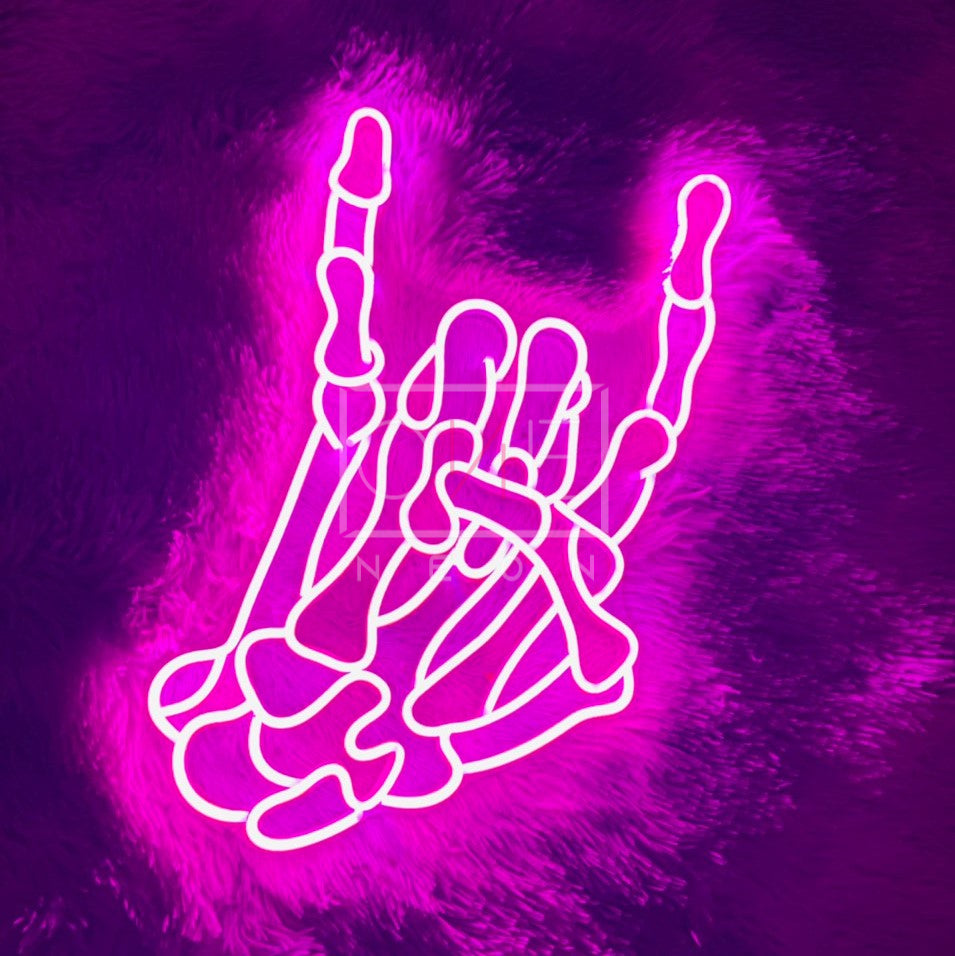 Rock Roll Hand | LED Neon Sign