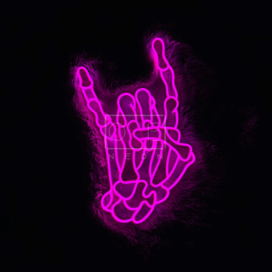 Rock Roll Hand | LED Neon Sign