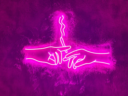 Smoking Hand | LED Neon Sign - ONE Neon