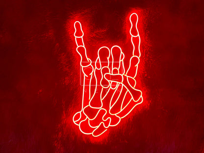 Rock Roll Hand | LED Neon Sign