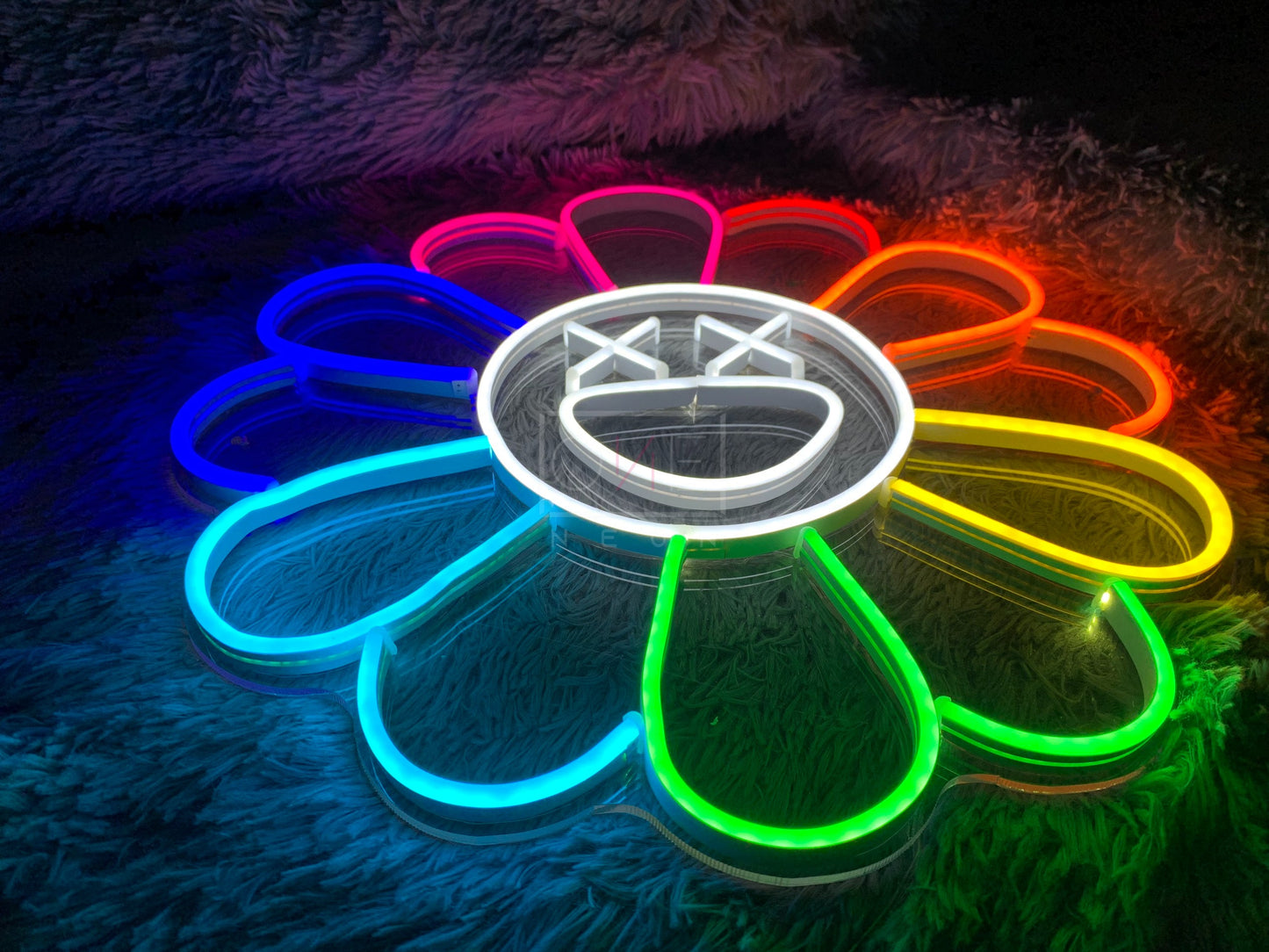 KAWS Sunflower by Takashi Murakami | LED Neon Sign