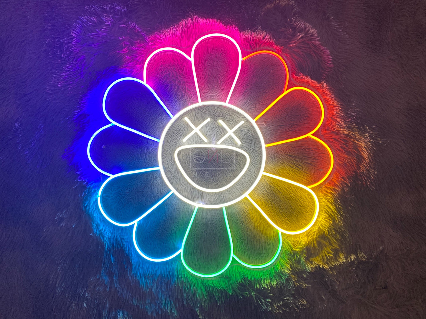 KAWS Sunflower by Takashi Murakami | LED Neon Sign