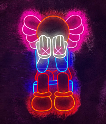 KAWS Crying | LED Neon Sign