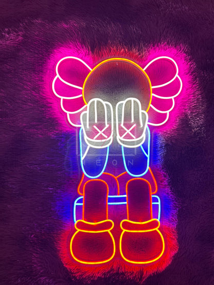 KAWS Crying | LED Neon Sign