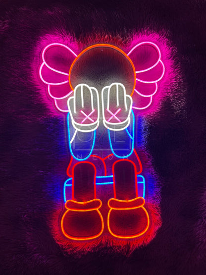 KAWS Crying | LED Neon Sign