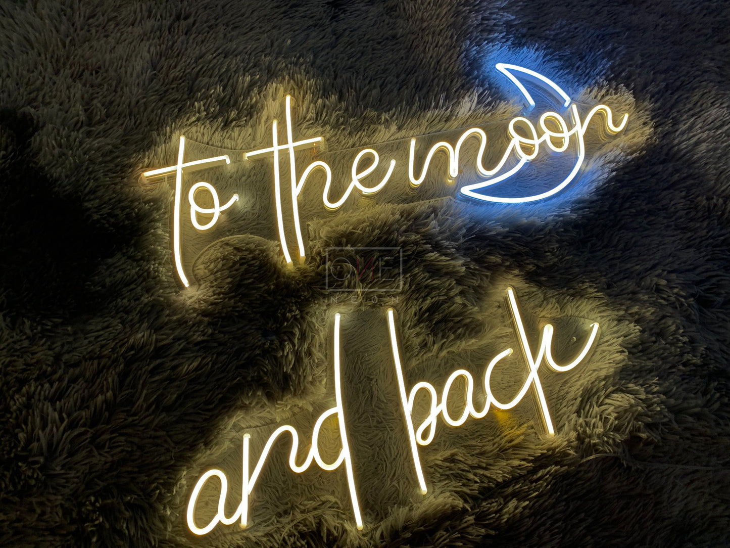 To The Moon And Back | LED Neon Sign