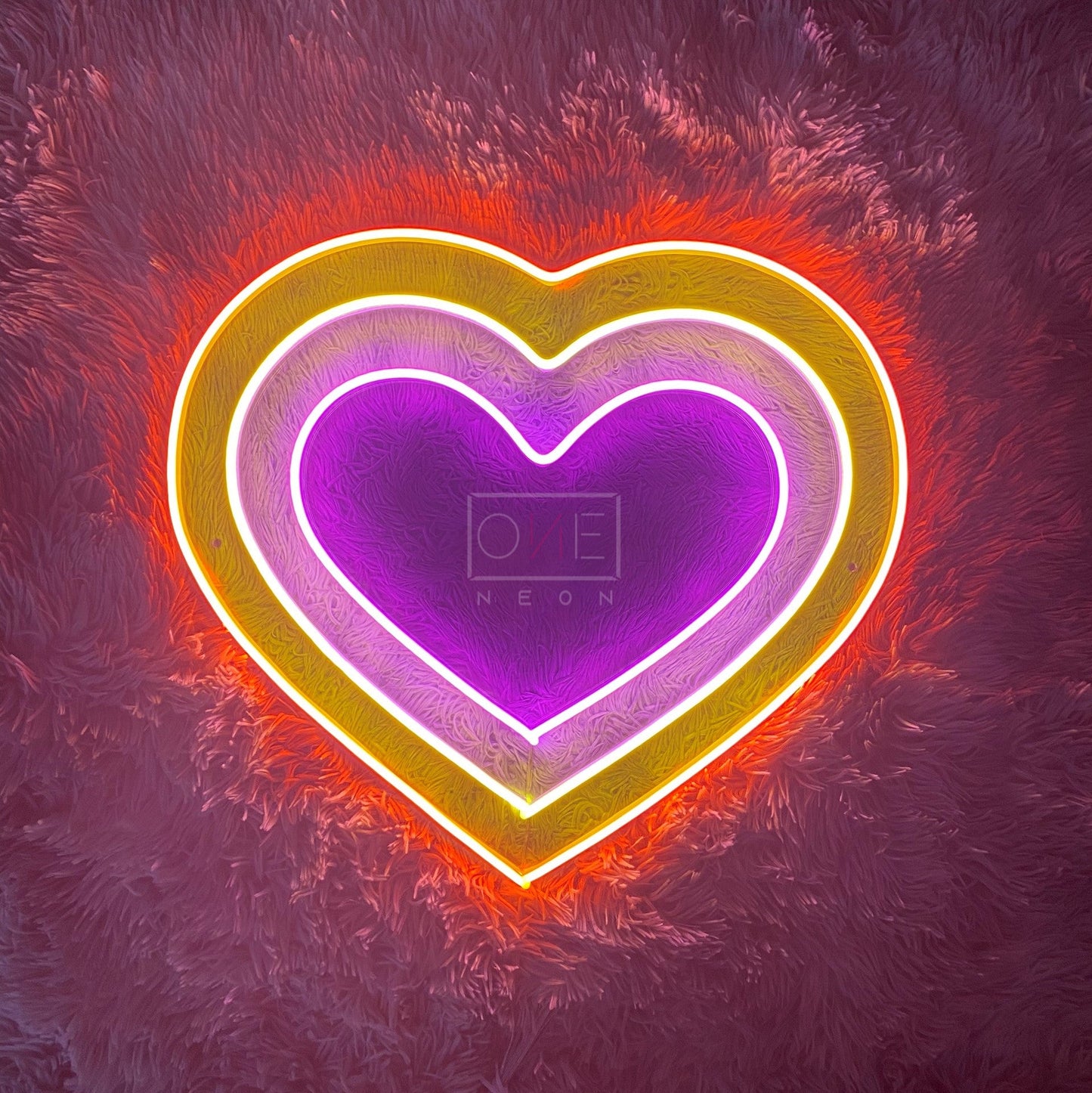 Tripple Heart | LED Neon Sign