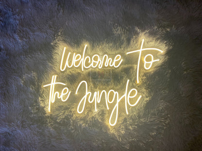 Welcome To The Jungle | LED Neon Sign