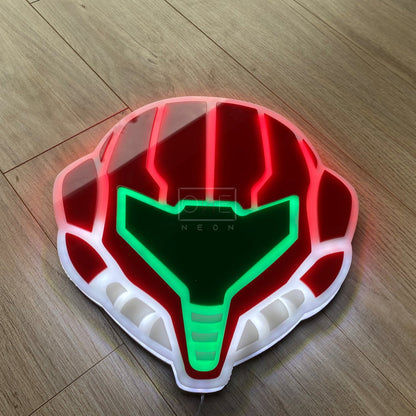 Metroid Samus | Edge Lit Acrylic Signs