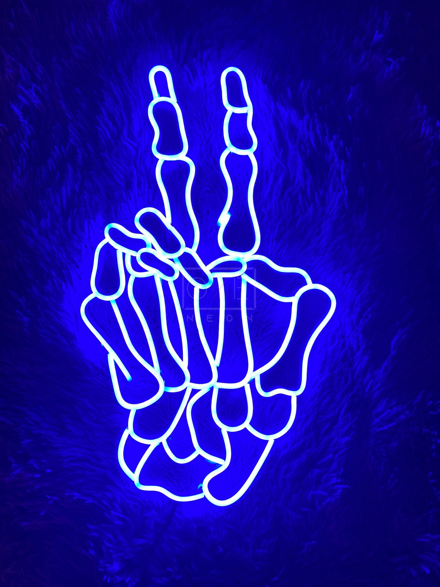 Skeleton Peace | LED Neon Sign