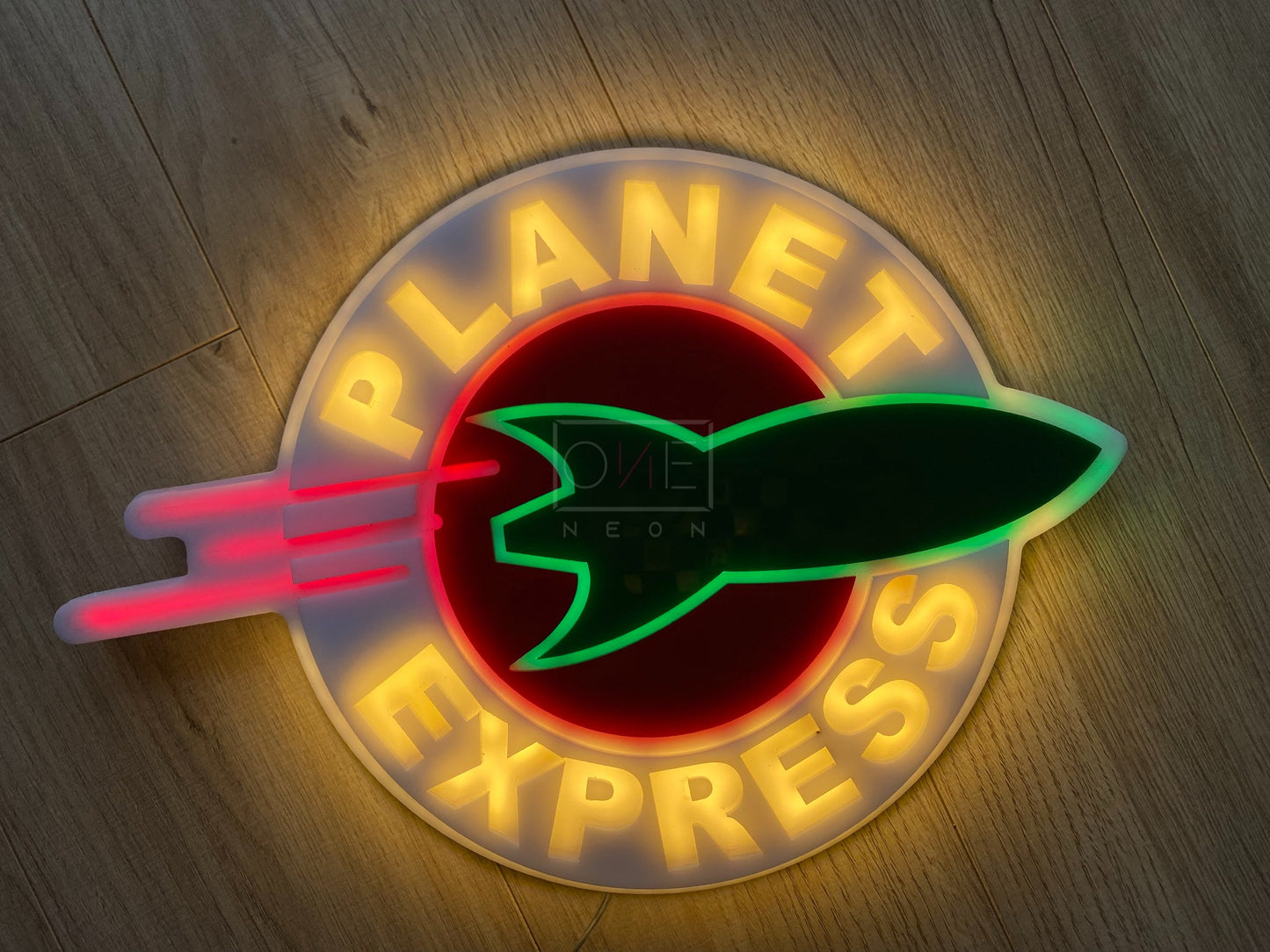 Planet Express | Edge Lit Acrylic Signs