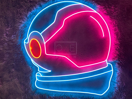 Astronaut Helmet | LED Neon Sign