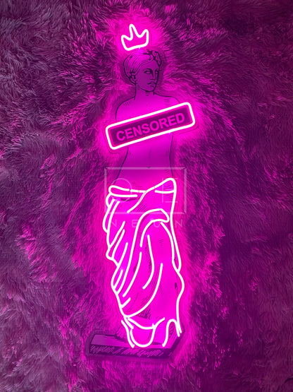 Shameless Aphrodite | Neon Acrylic Artwork