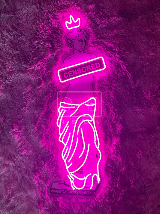 Shameless Aphrodite | Neon Acrylic Artwork