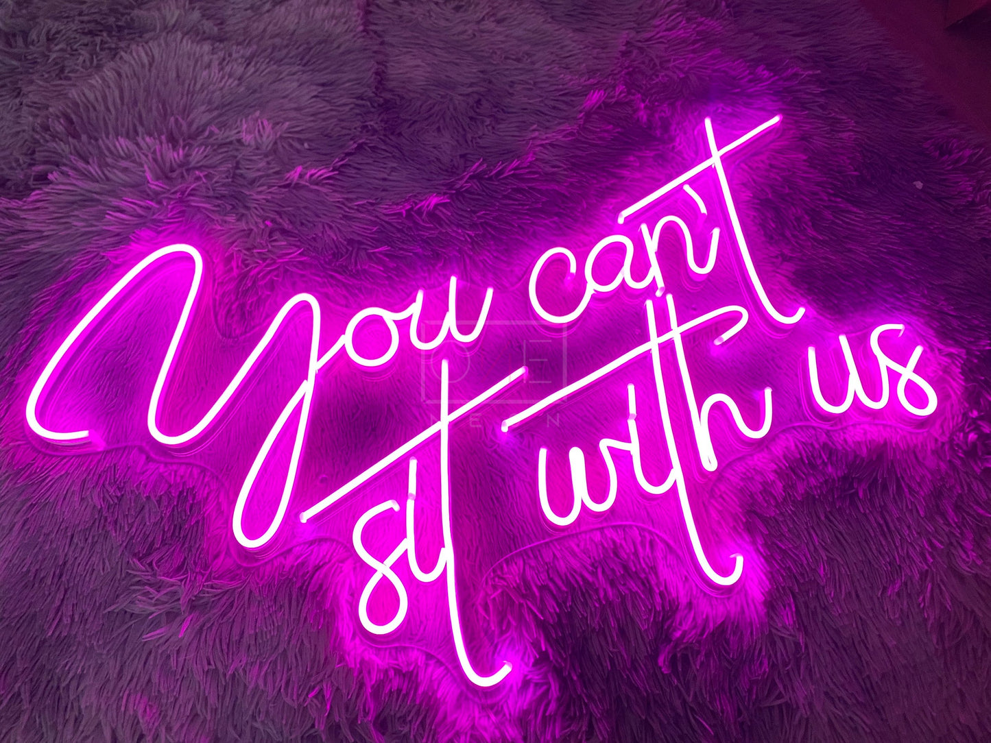 You can't sit with us | LED Neon Sign