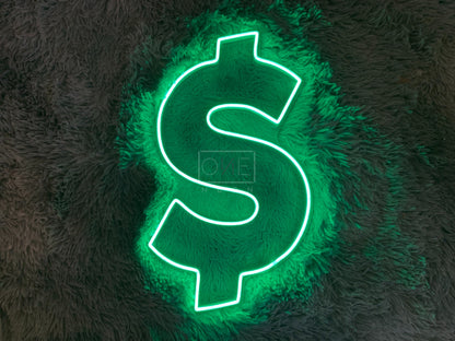 'Dollar' | LED Neon Sign