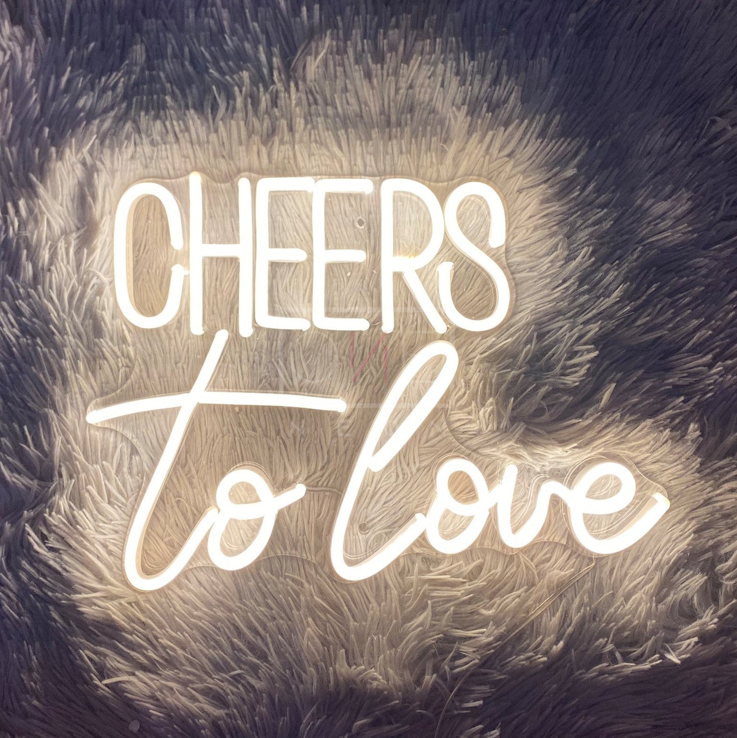 Cheers To Love | LED Neon Sign