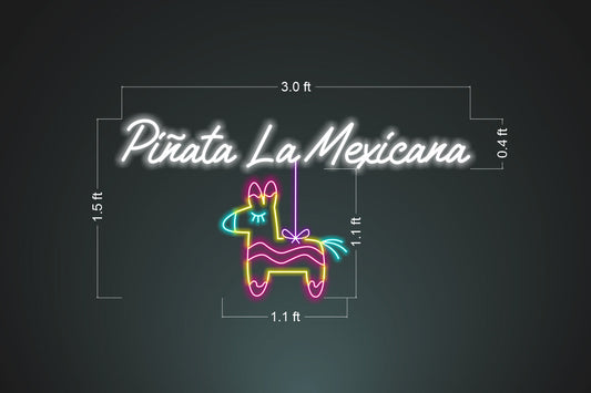 PIÑATA LA MEXICANA | LED Neon Sign
