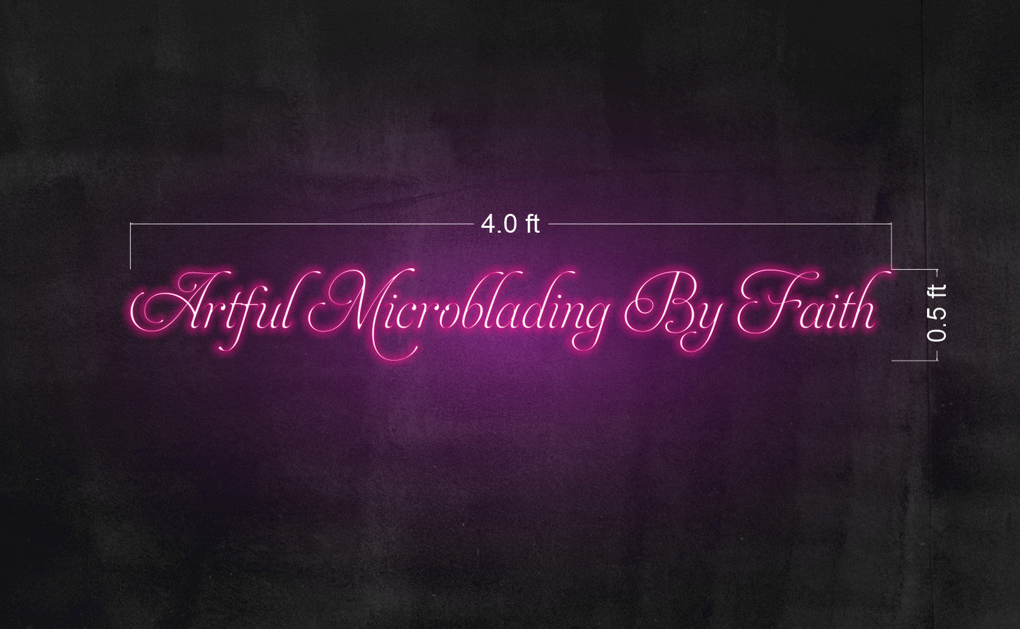 Artful Microblading By Faith | LED Neon Sign