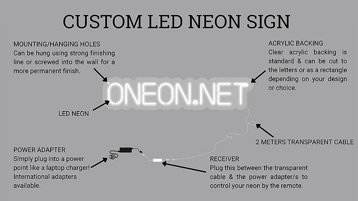 Maltese Full Body  | LED Neon Sign