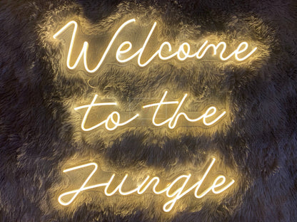 Welcome To The Jungle | LED Neon Sign