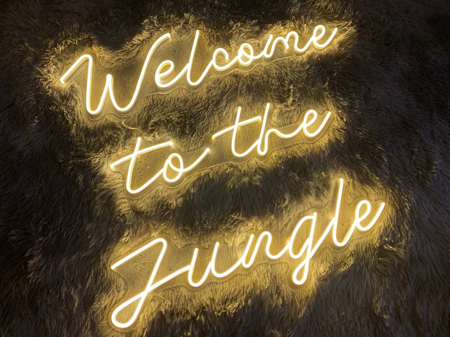 Welcome To The Jungle | LED Neon Sign